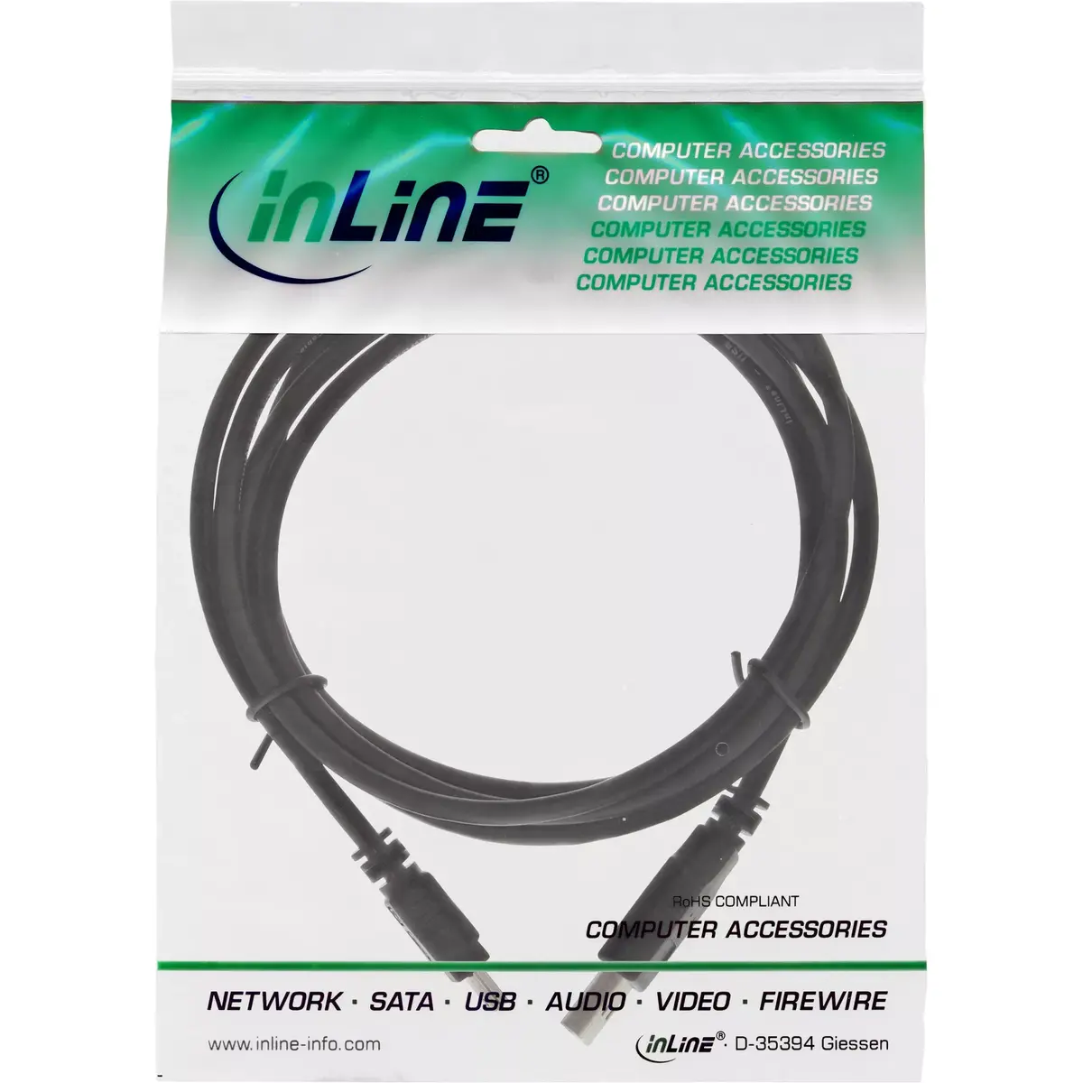 USB 2.0 Mini kabelis InLine 33107L Photo 3
