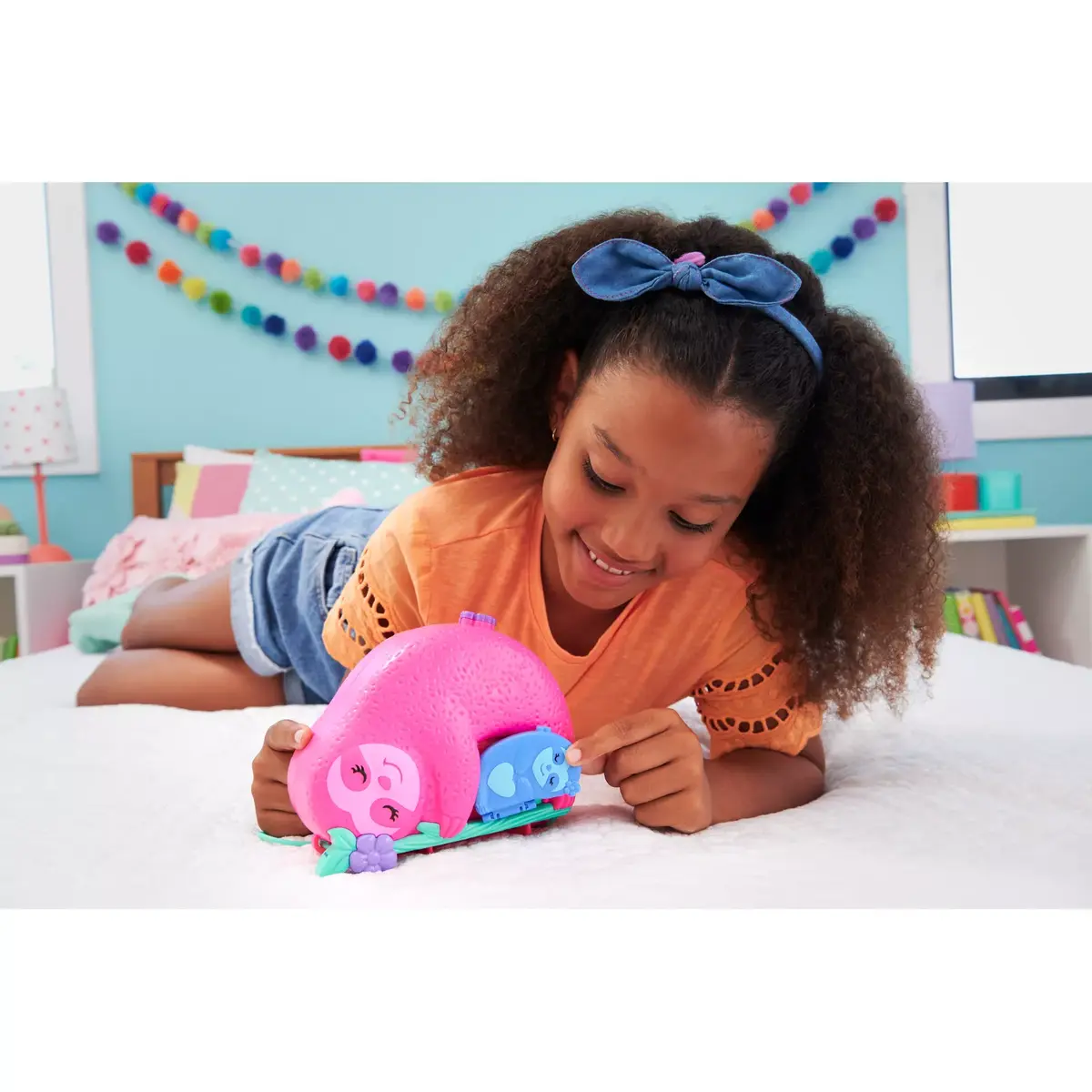 Action Adventure Toy Mattel Polly Pocket Sloth Family Photo 5