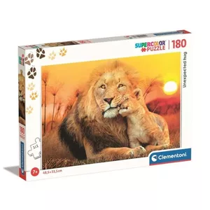 Пазл 180 элементов Clementoni Super Color Unexpected hug — 180 деталей