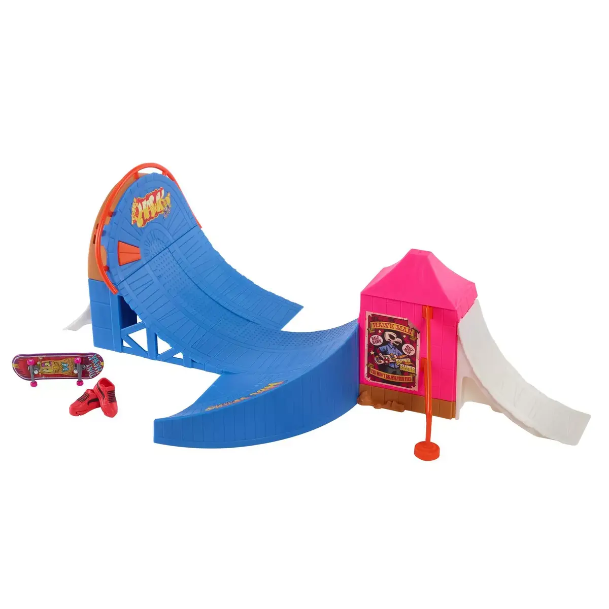 Pirkstu dēļu komplekts Hot Wheels Action Skate Amusement Park Skate Set Photo 10