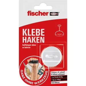 Universal hook Fischer 545950 Indoor White 1 pc