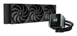 DeepCool MYSTIQUE 360 Системы жидкостного охлаждения для процессора черная вентилятор 12 см гидродинамический подшипник