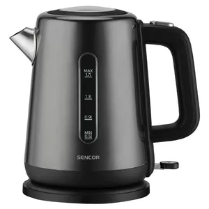 Electric kettle SENCOR SWK1753BK 1.7 L, 2200 W, stainless steel SUS304, 360° base, removable filter
