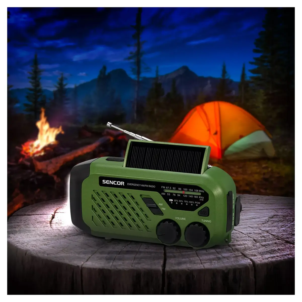 Pārnēsājams FM/AM radio SENCOR SRD1000SCLGR Photo 5
