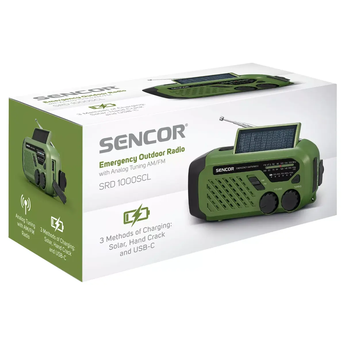 Pārnēsājams FM/AM radio SENCOR SRD1000SCLGR Photo 6