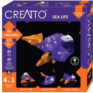 Kosmos Creatto Sea Life 3D puzle 43 pcs Dzīvnieki