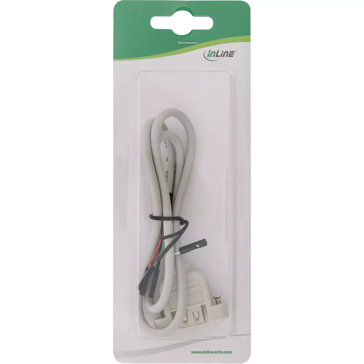 USB 2.0 adaptera kabelis InLine 33440F Photo 2