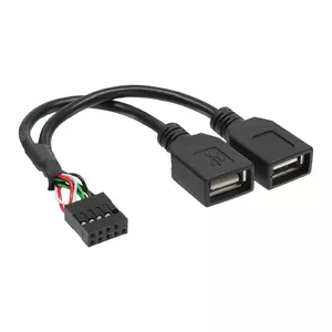 InLine USB 2.0 Adapter Cable internal 2x USB Type A female 33440M