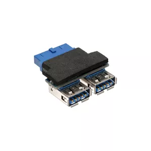 InLine USB 3.0 адаптер внутренний 2x USB A female на разъем материнской платы
