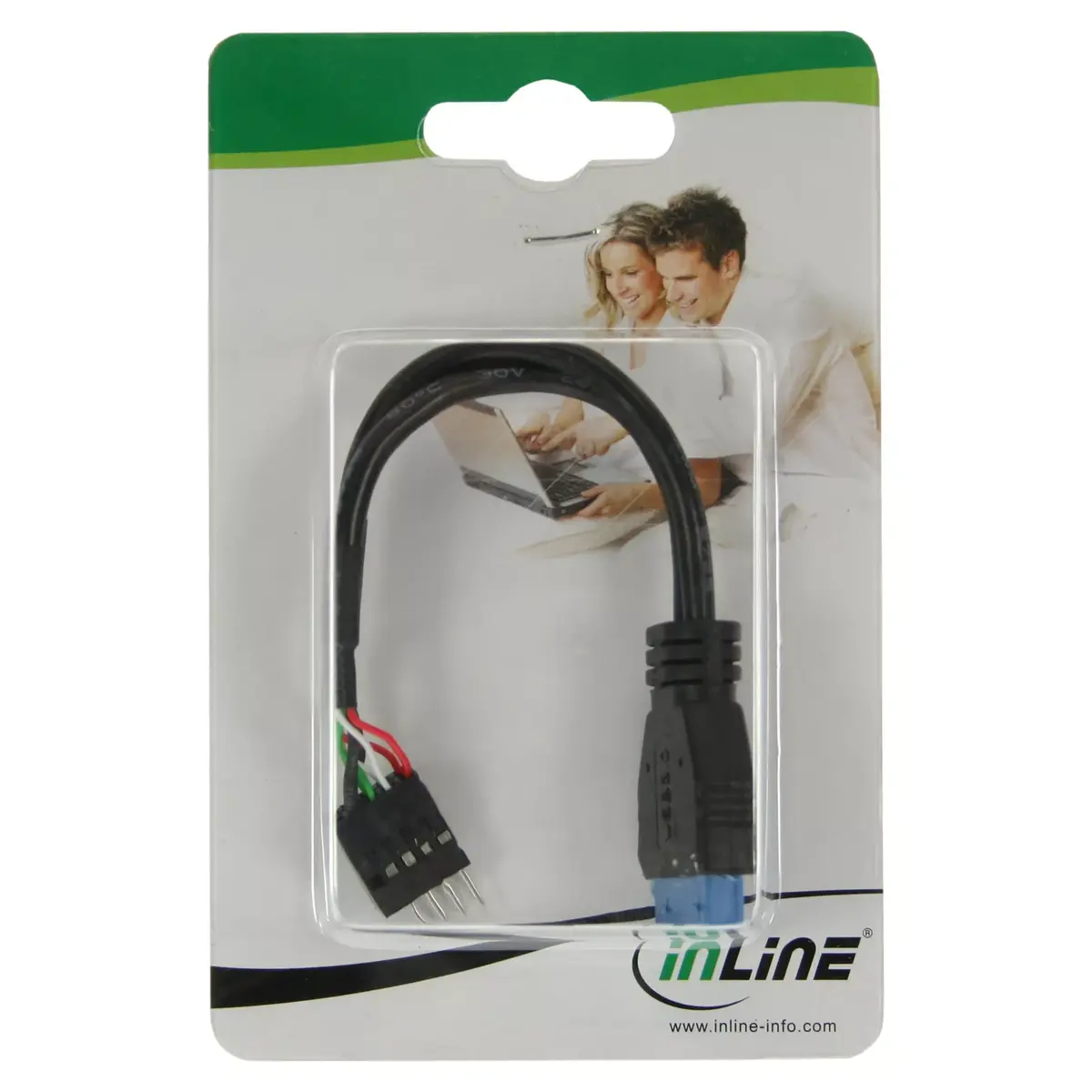 USB 3.0 to 2.0 Adapter InLine 33446I Photo 2
