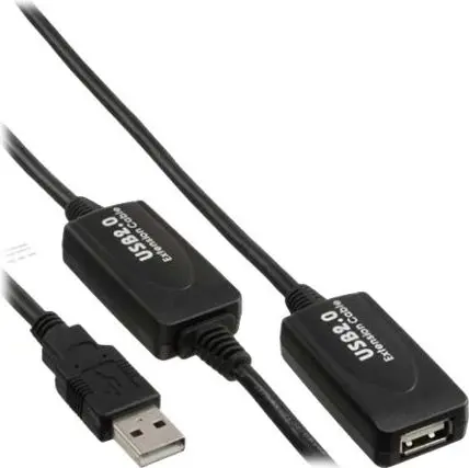 USB 2.0 активный повторитель сигнала кабель InLine 34613I Photo 3