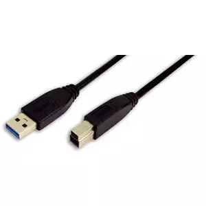 USB Cable LogiLink 3m USB 3.2 Gen 1 USB A USB B Black