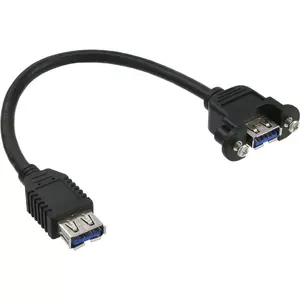 USB 3.0 адаптерный кабель Type A female / Chassis Connector Type A InLine 33445F