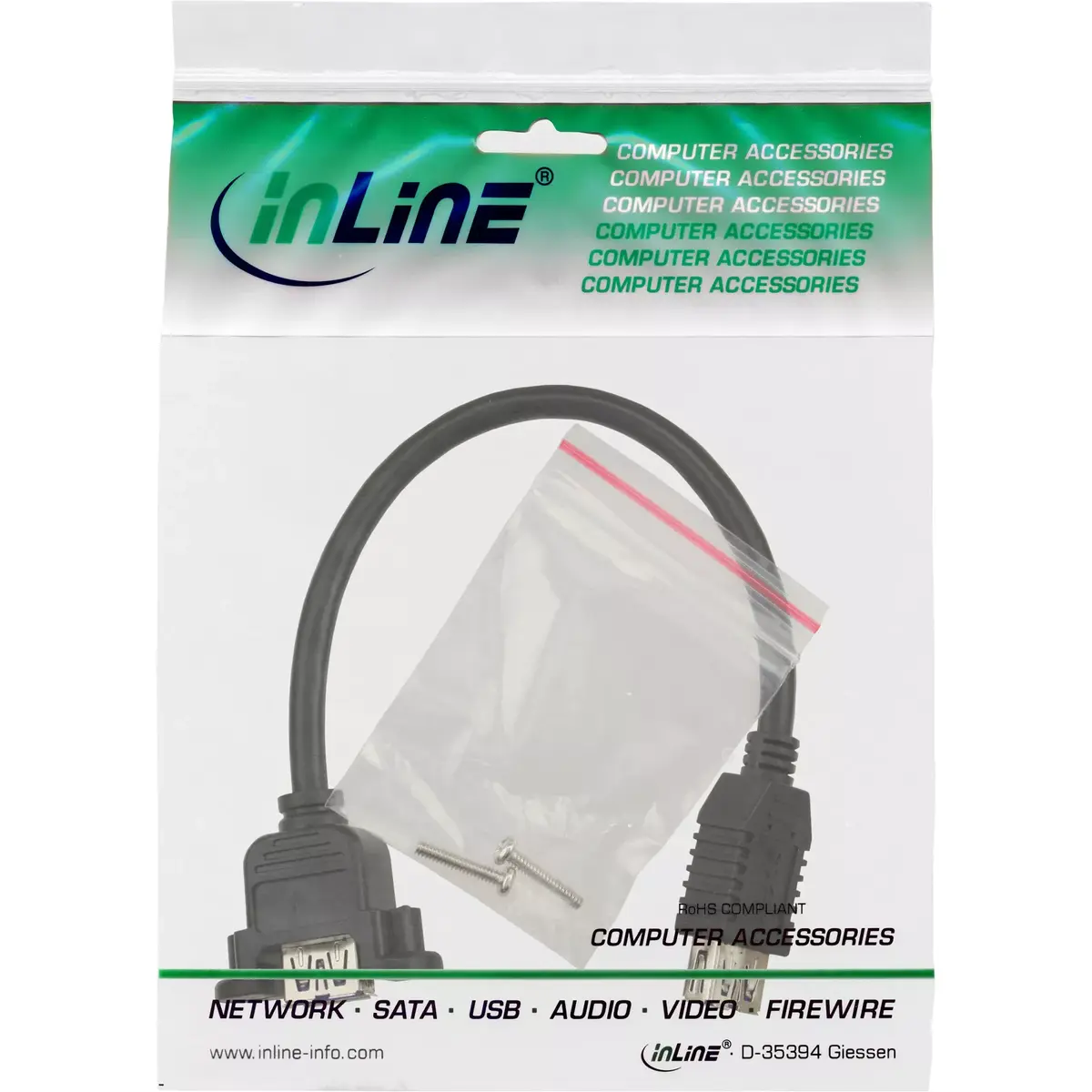 USB 3.0 adaptera kabelis InLine 33445F Photo 2