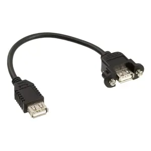 USB 2.0 Adapter Cable Type A female InLine 33441D 0.2m