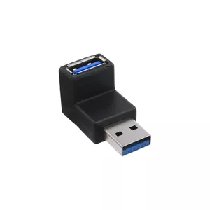 USB 3.0 Adapter Type A male / A female angled 90° InLine 35300R