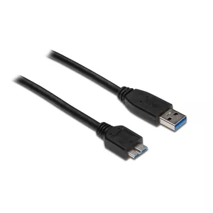 USB Cable Alcasa 2710-MB002 0.2m USB 3.0 A to Micro B Black