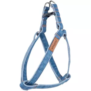 HARNESS ADJUSTAB DENIM S 20/35X1CM BLUE