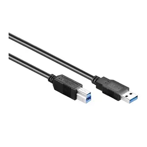USB cable Alcasa 2710-S01 USB 2.0 1 m USB A USB B Black