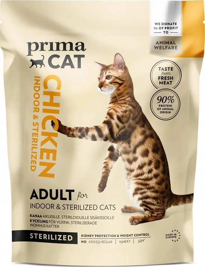 PRIMA PRIMACAT Chicken Sterilized Adult 1,4 кг Photo 2