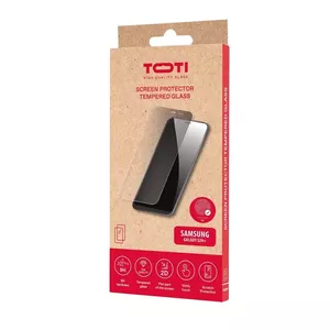 Tempered glass screen protector TOTI for Samsung Galaxy S24 Plus, 2D fit, scratch-resistant