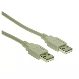 USB кабель Alcasa 1м USB 2.0 A-A серый