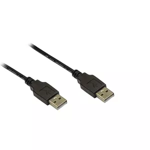 USB cable Alcasa 2212-AA5S USB 2.0 5 m Black