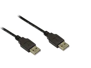 Good Connections Alcasa USB 2.0 кабель A на A штекер-штекер 0.5 м черный 0.48 Гбит/с