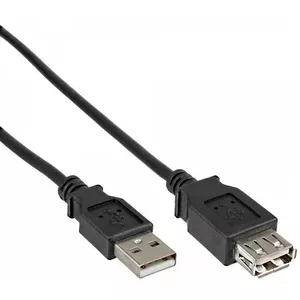 DeLOCK 83401 USB kabelis 0,5 m USB 2.0 USB A Melns