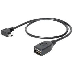 USB Cable DeLOCK 83356 USB 2.0 0.5 m Mini-USB A USB A Black