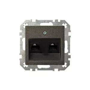Socket comp LIREGUS IKL-002-01 — 2-point black electrical socket component