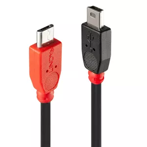 USB OTG кабель Lindy 1м Micro-B к Mini-B