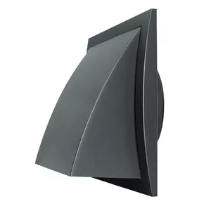Ventilation grille EUROPLAST ND12FVA 190×190 mm for DN125 duct with built-in check valve
