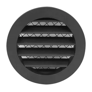 Ventilation grille EUROPLAST MRA100A round DN100 aluminum, anthracite