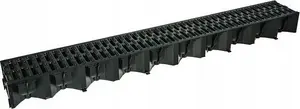 Linear drainage channel ACO Hexaline 1 m with plastic grating, model 319210