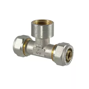 Тройник переходной TDM Brass 26 мм x 3/4 дюйма x 26 мм, толщина стенки 3.0 мм