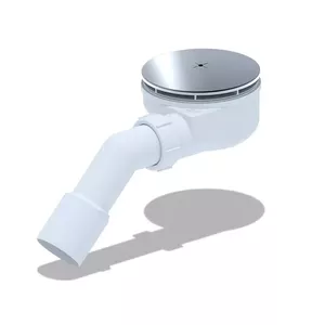 ANI PLAST E351CEU Low Profile Shower Tray Siphon 90mm Chrome