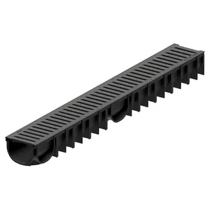 ACO Easyline Drainage Duct 1m H90 A15 with Plastic Grating