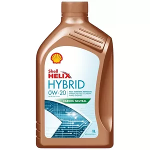Синтетическое моторное масло Shell Helix Hybrid 0W-20 1 л