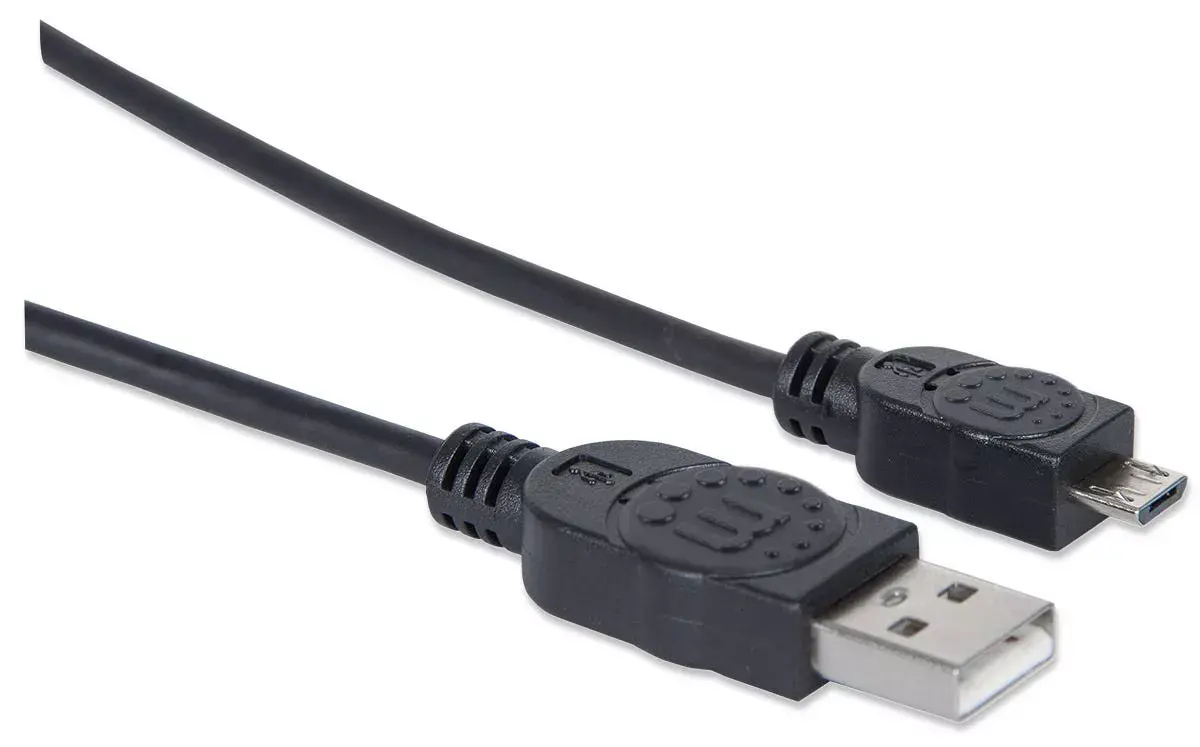 MANHATTAN USB‑A uz Micro‑USB kabelis 393874 Photo 2