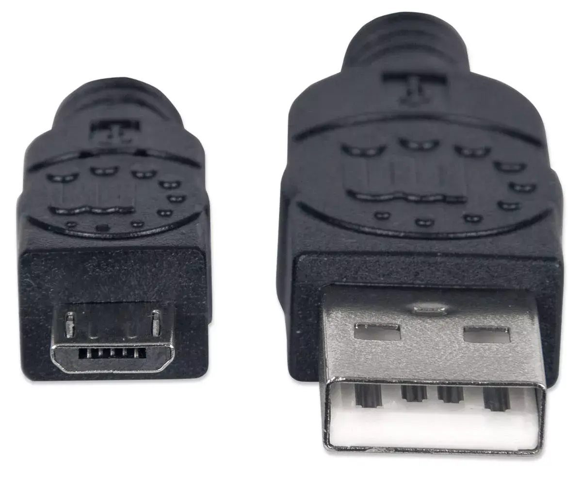 MANHATTAN USB‑A uz Micro‑USB kabelis 393874 Photo 3