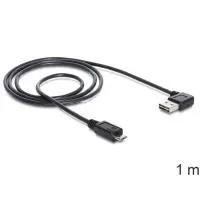 USB Cable DeLOCK 1m USB 2.0 A - micro-B m/m Black