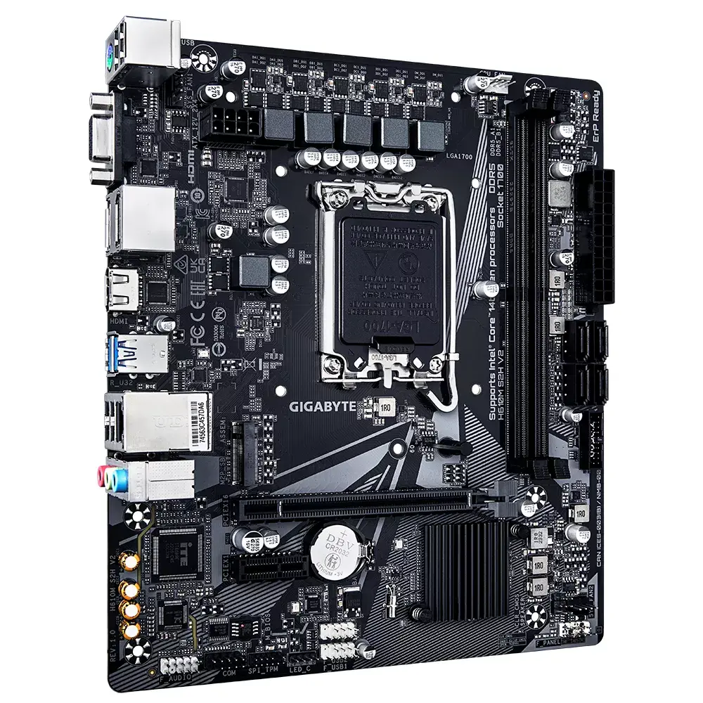 GIGABYTE H610M S2H V2 Micro ATX LGA1700 DDR5 Photo 3
