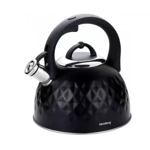 Klausberg KB 7550 Traditional Stainless Steel Kettle 3L Black