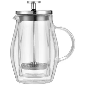 Piston coffee/tea brewer Klausberg KB 7682, glass carafe 0.35 L, manual plunger
