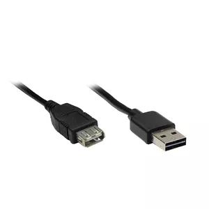 USB кабель Alcasa USB A - USB A 1.8m M/F
