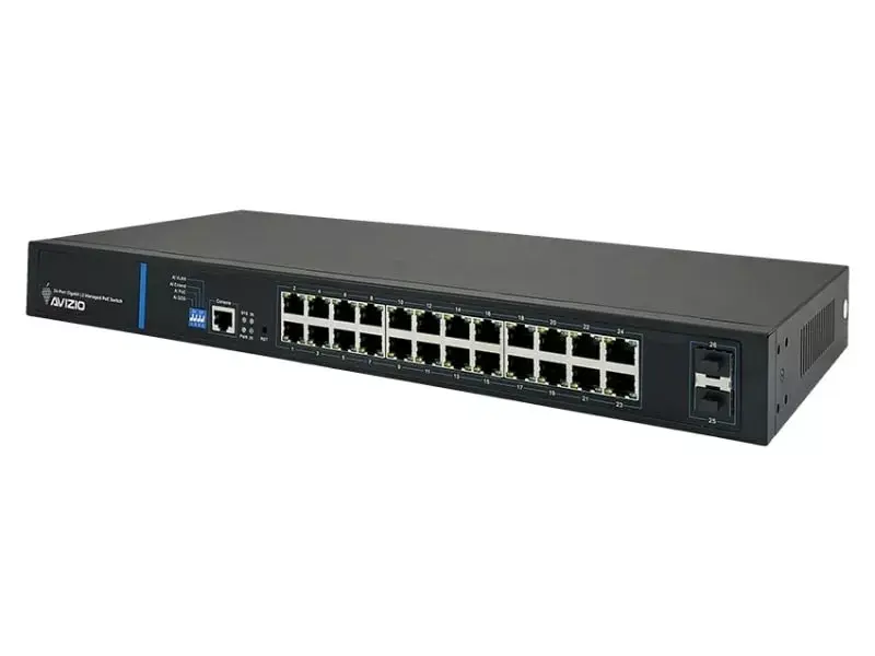 AVIZIO AV-SM24GP2F коммутатор 24x RJ45 PoE Photo 2