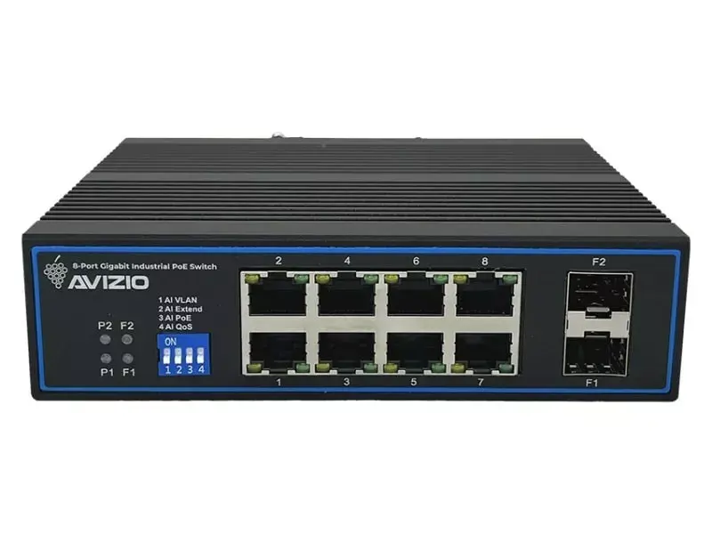 AVIZIO Switch AV-SU8GP2FI 8 pieslēgvietu RJ45