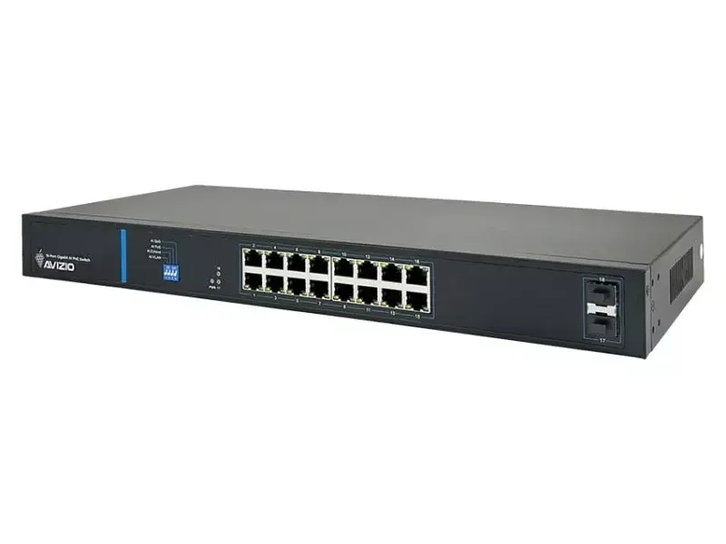 AVIZIO Коммутатор 16x RJ45 PoE + 2x SFP Photo 2