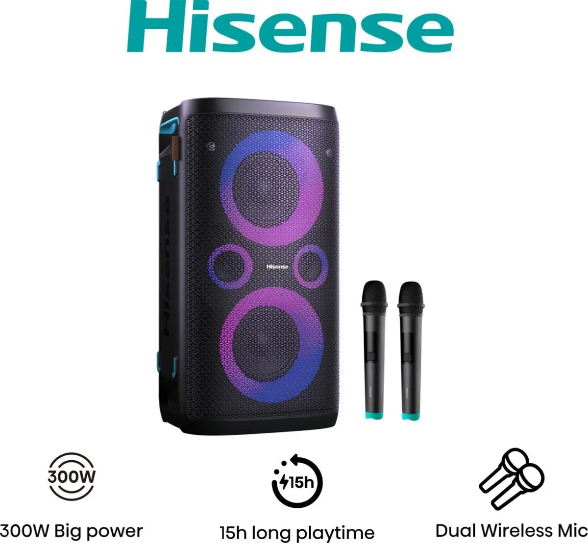 Bezvadu portatīvais skaļrunis Hisense HP110 Plus